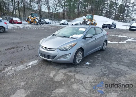 2016 Hyundai Elantra Se из США, поврежденный, VIN 5NPDH4AE2GH687460